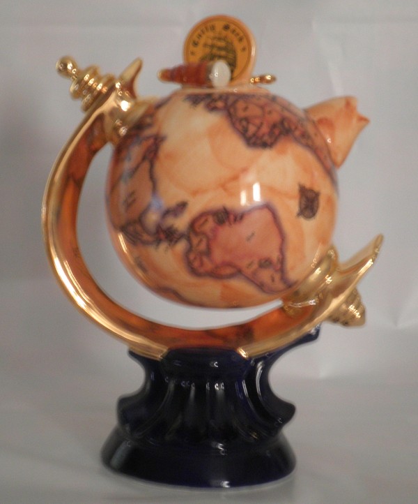 Magnifique théière globe