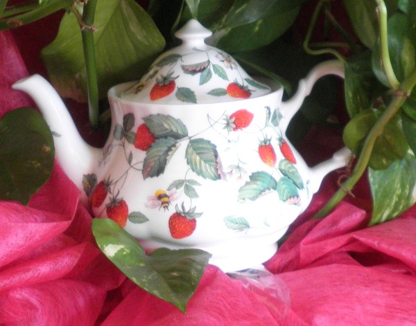 Théière en porcelaine anglaise